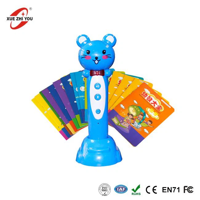 子供たちはサウンドブックでペンを読みます